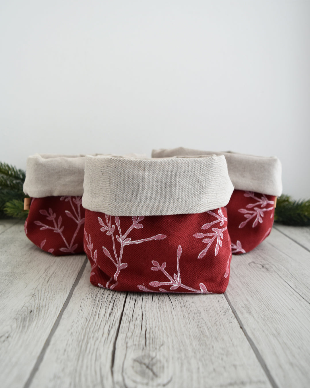 Cestino porta pane in tessuto