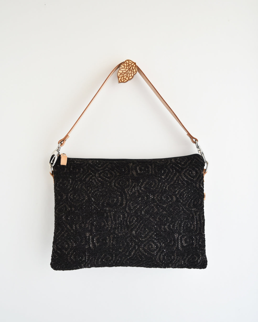 Pochette maxi VANIGLIA - essenziale nero jacquard