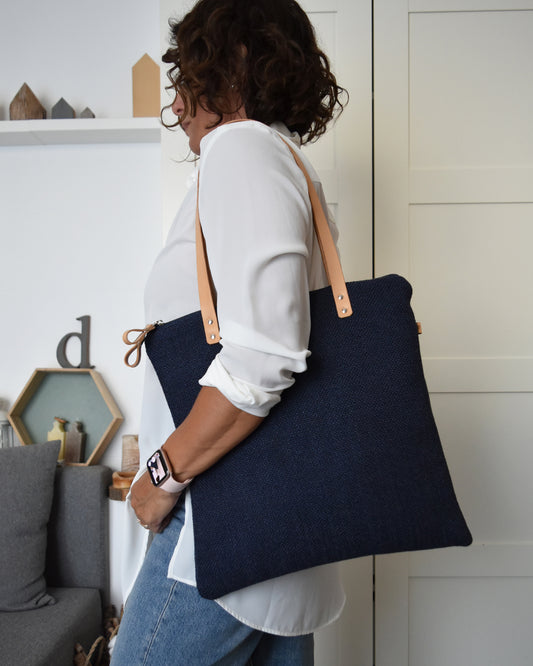 Borsa QUADRIFOGLIO - essenziale blu