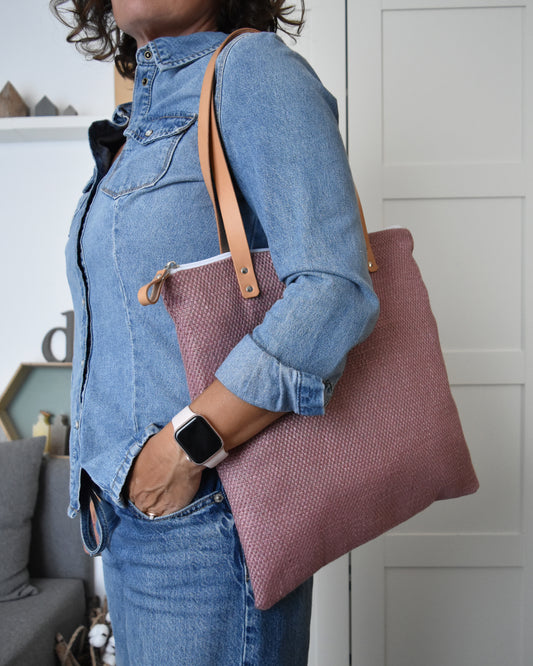 Borsa QUADRIFOGLIO - essenziale rosa