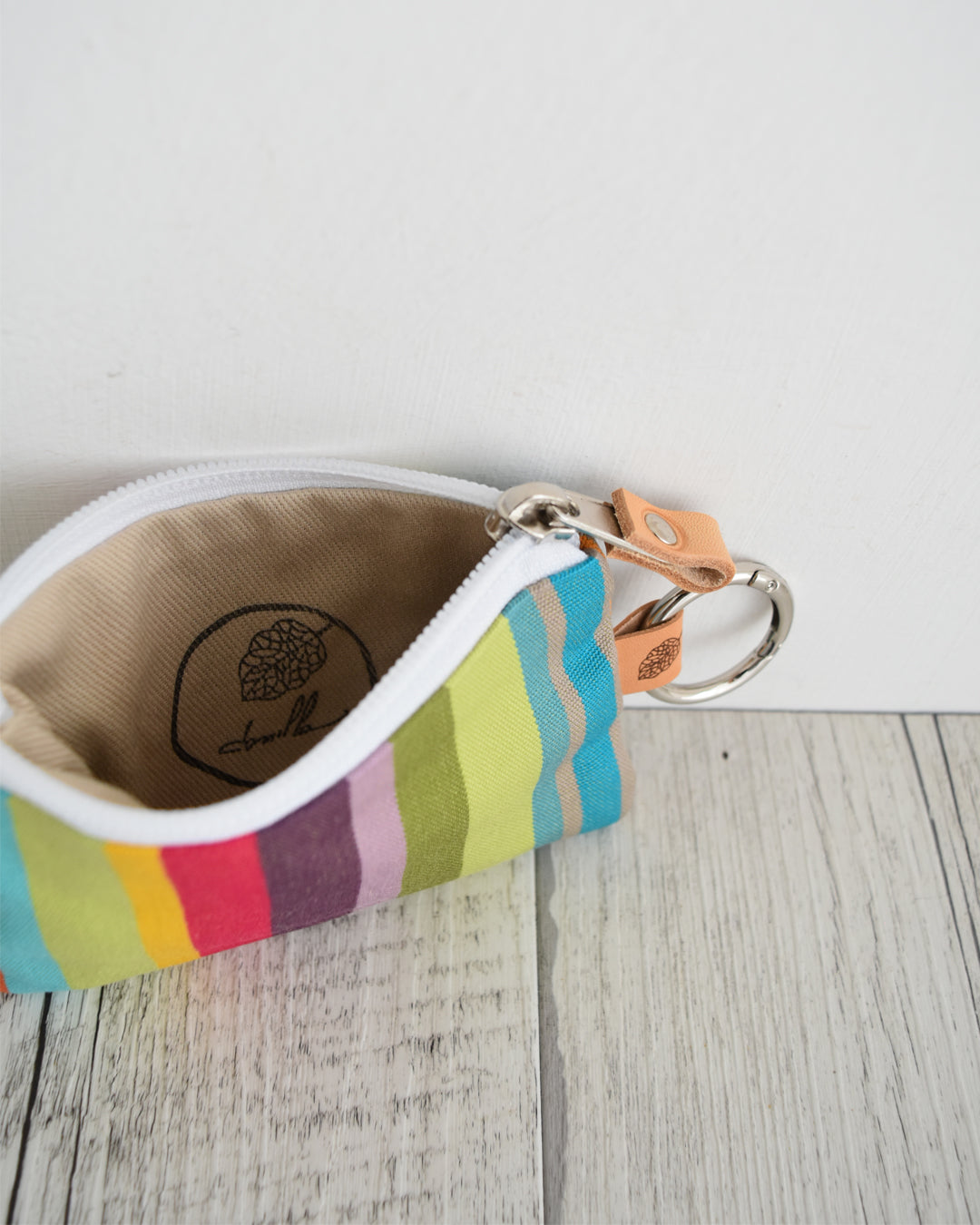 Mini pochette - porta tessere con moschettone PASSIFLORA