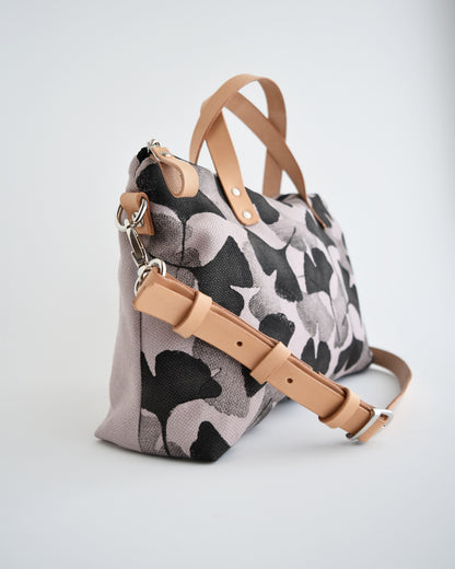 Borsa bauletto CANNELLA fiore di loto gingko