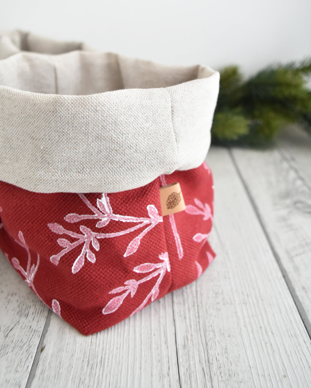 Cestino porta pane in tessuto