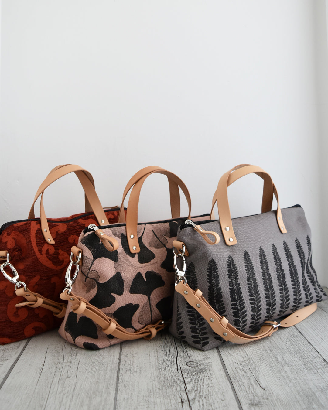 Borsa bauletto CANNELLA con tracolla