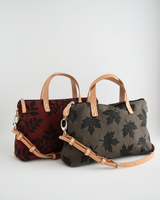 Borsa bauletto CANNELLA con tracolla