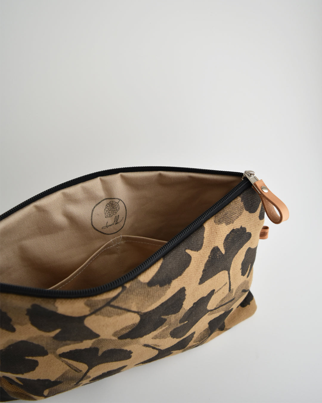 Pochette maxi VANIGLIA - caramello gingko