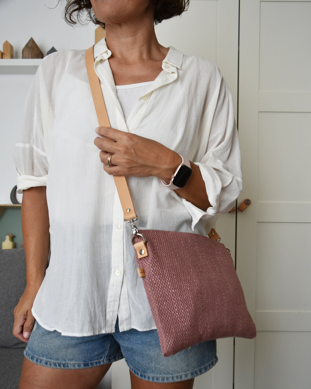 Pochette maxi VANIGLIA - essenziale rosa