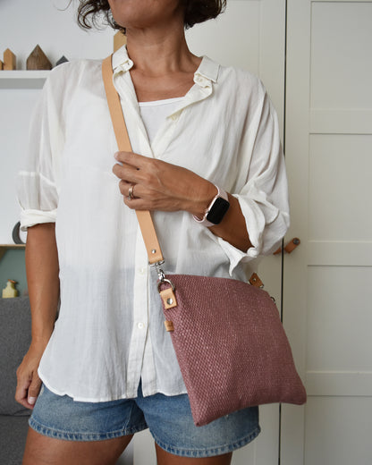 Pochette maxi VANIGLIA - essenziale rosa