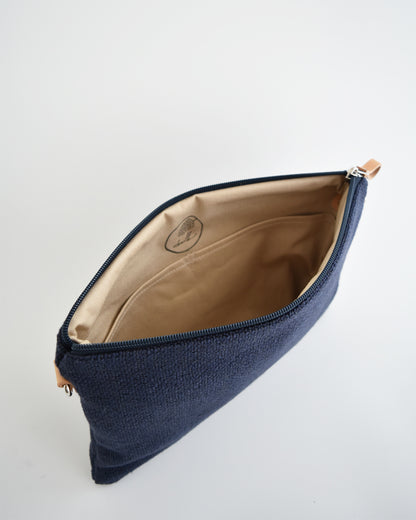 Pochette maxi VANIGLIA - essenziale blu