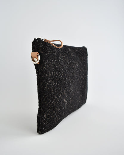 Pochette maxi VANIGLIA - essenziale nero jacquard