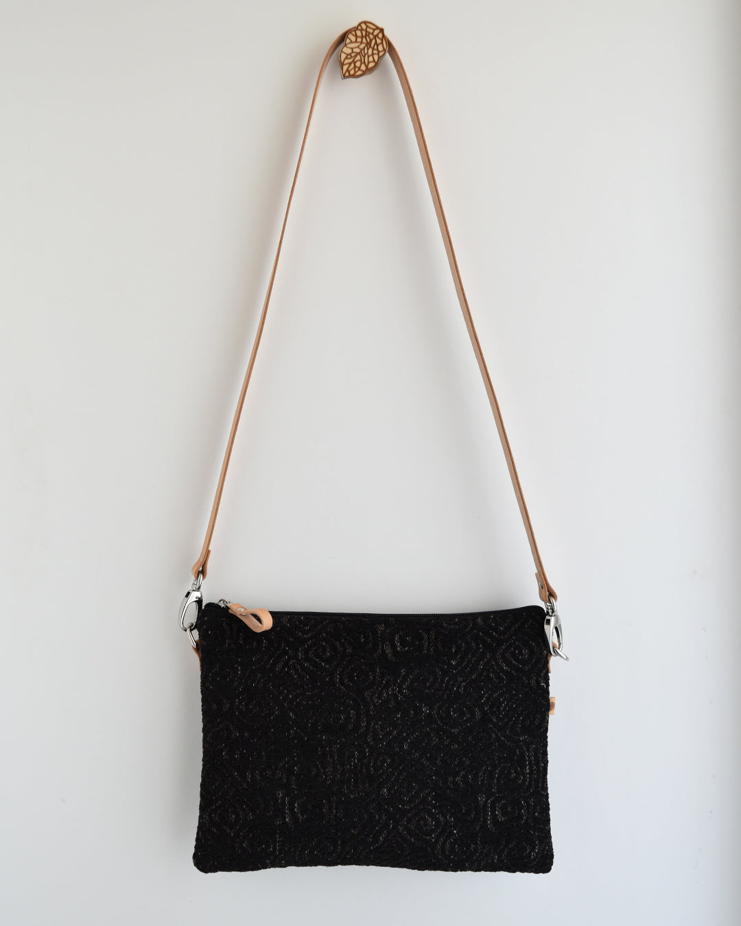 Pochette maxi VANIGLIA - essenziale nero jacquard