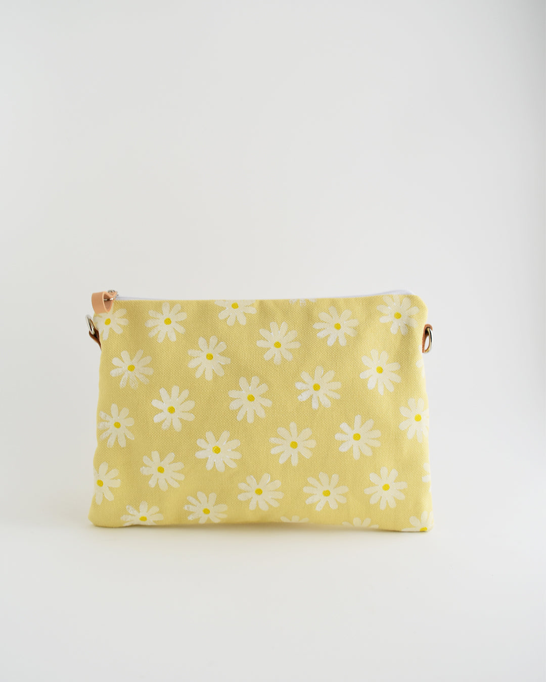 PRE ORDINE Pochette maxi VANIGLIA - giallo canarino margherite