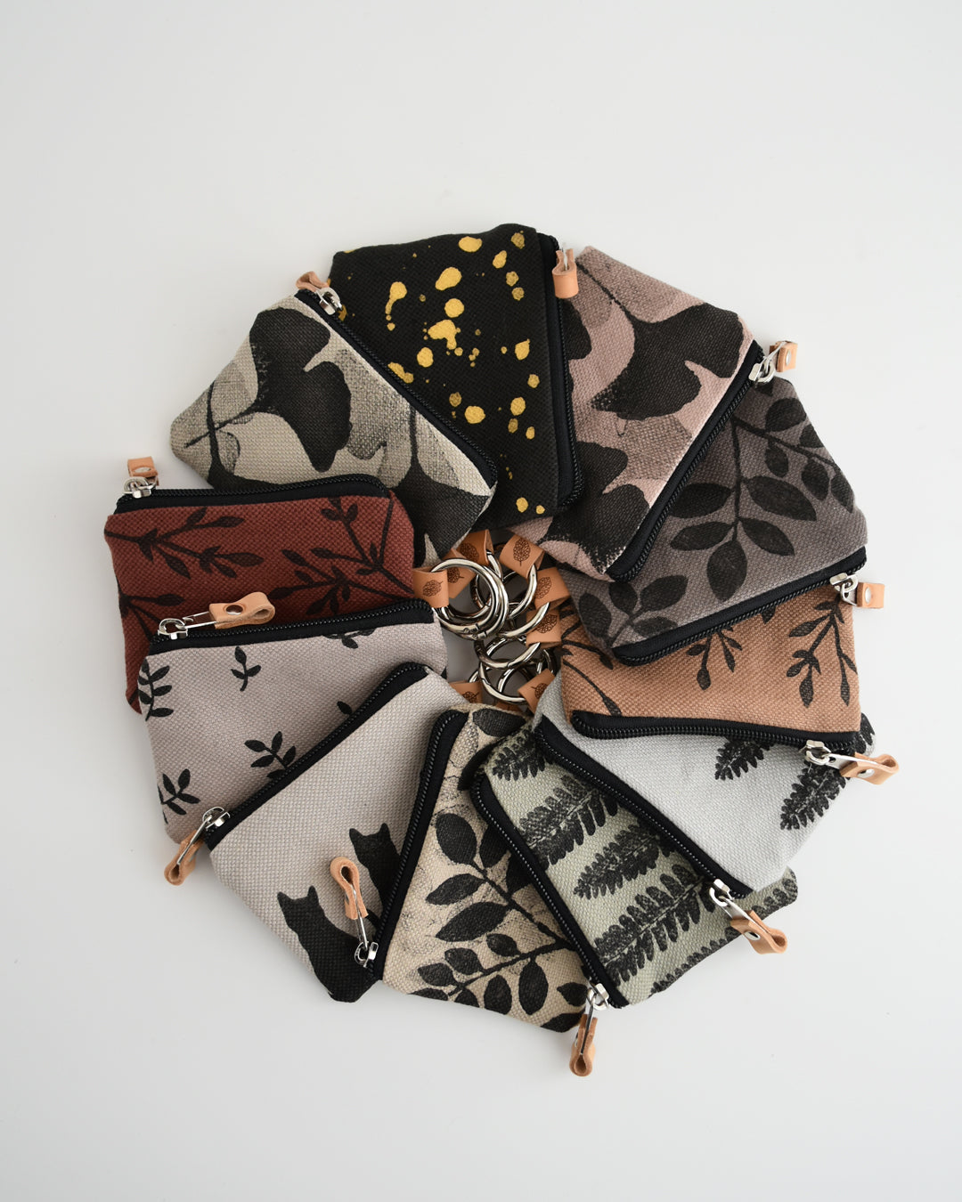 Mini pochette - porta tessere con moschettone PASSIFLORA