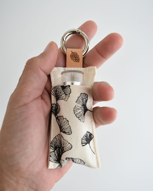 Porta burrocacao in cotone stampato a mano