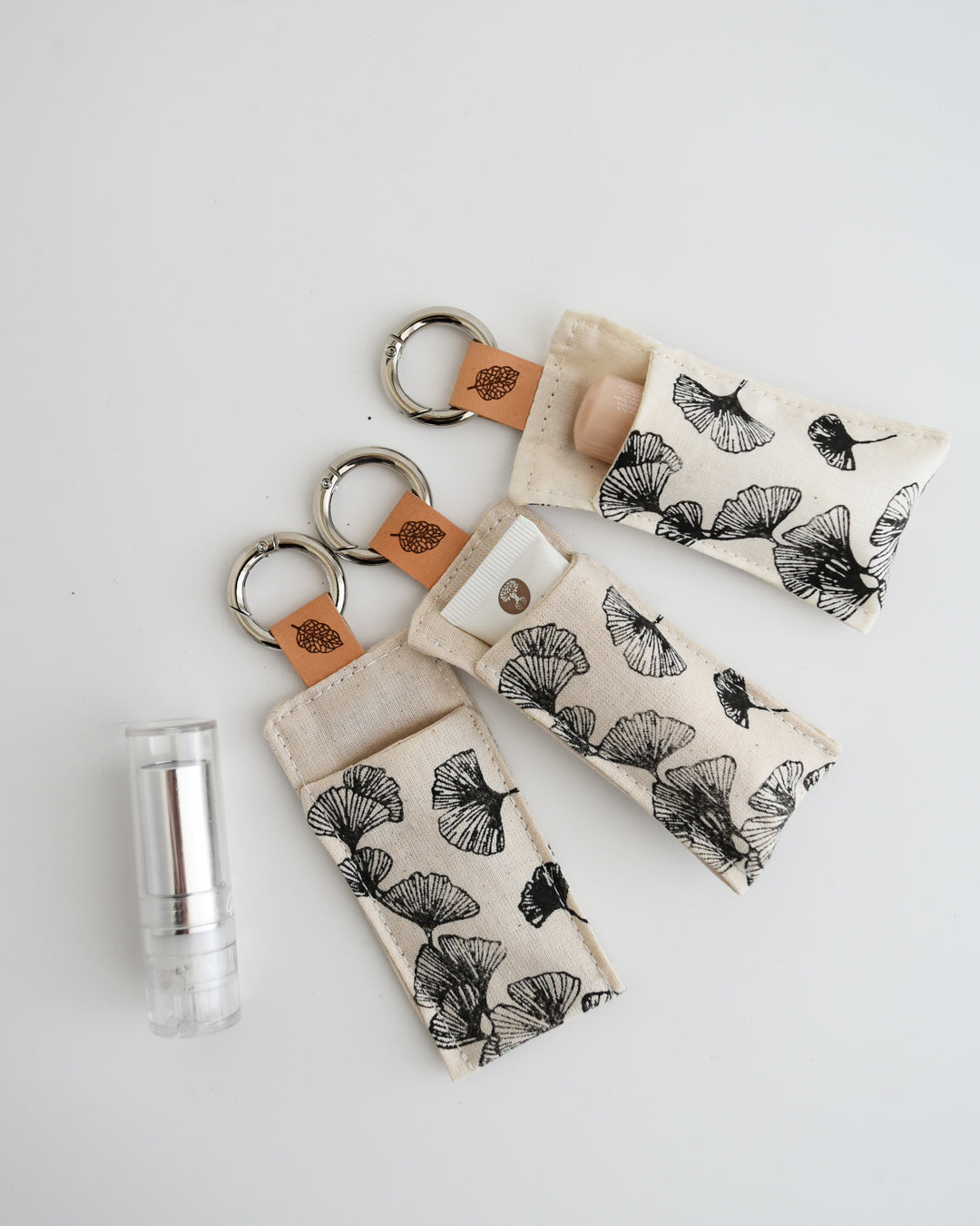 Porta burrocacao in cotone stampato a mano