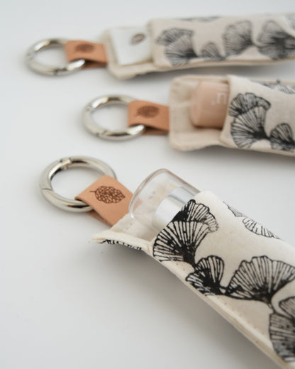 Porta burrocacao in cotone stampato a mano