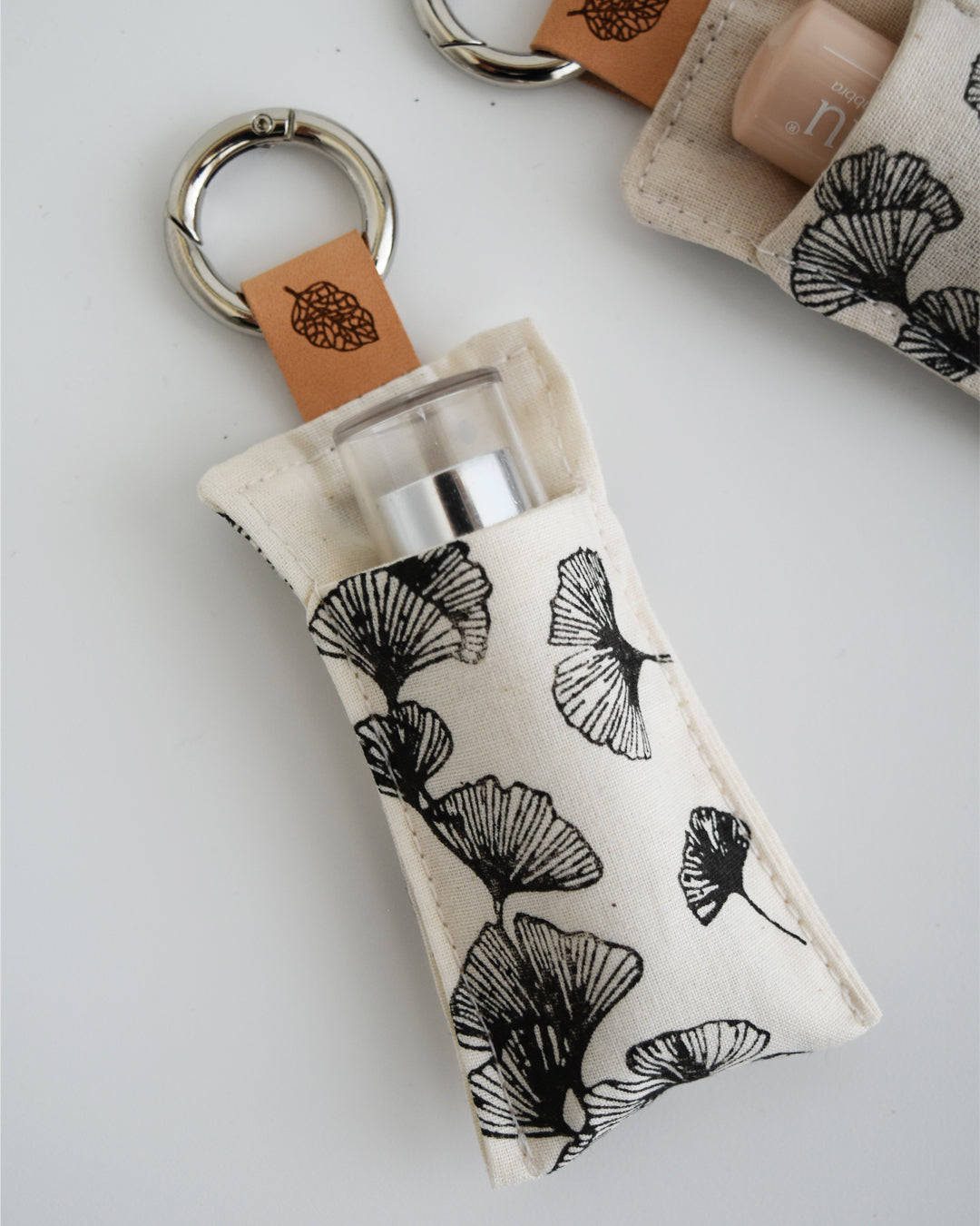 Porta burrocacao in cotone stampato a mano