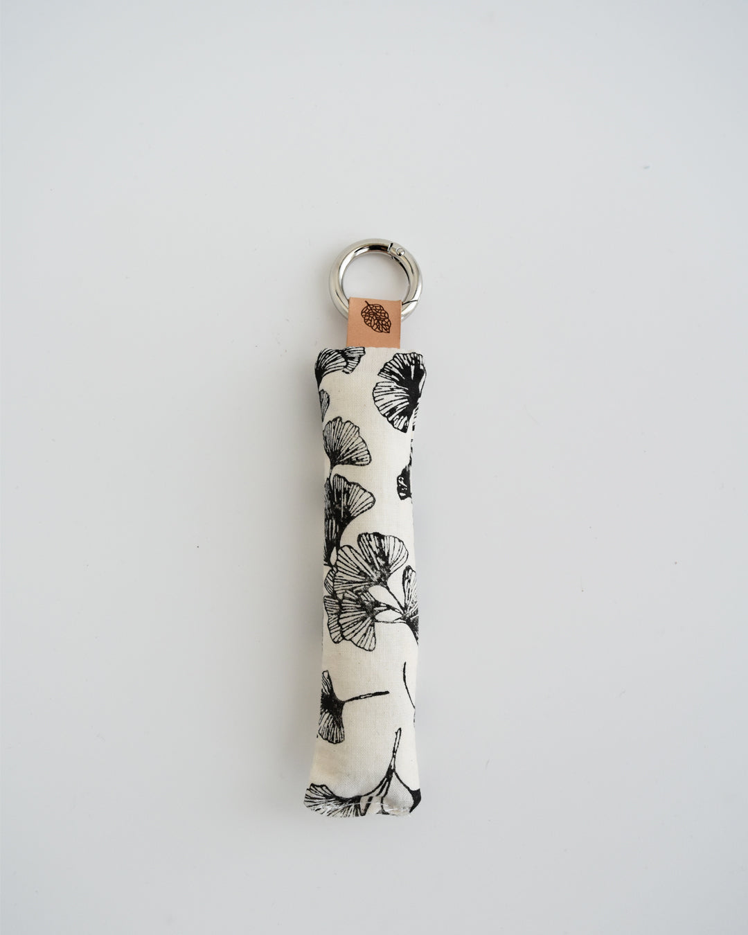 Portachiavi morbidosi in tessuto stampato a mano