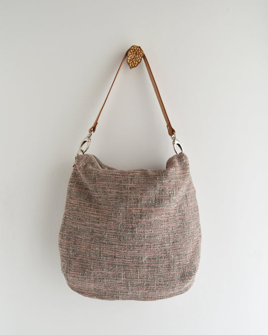 PRE ORDINE Borsa hobo bag TILIA - essenziale grigio rosa