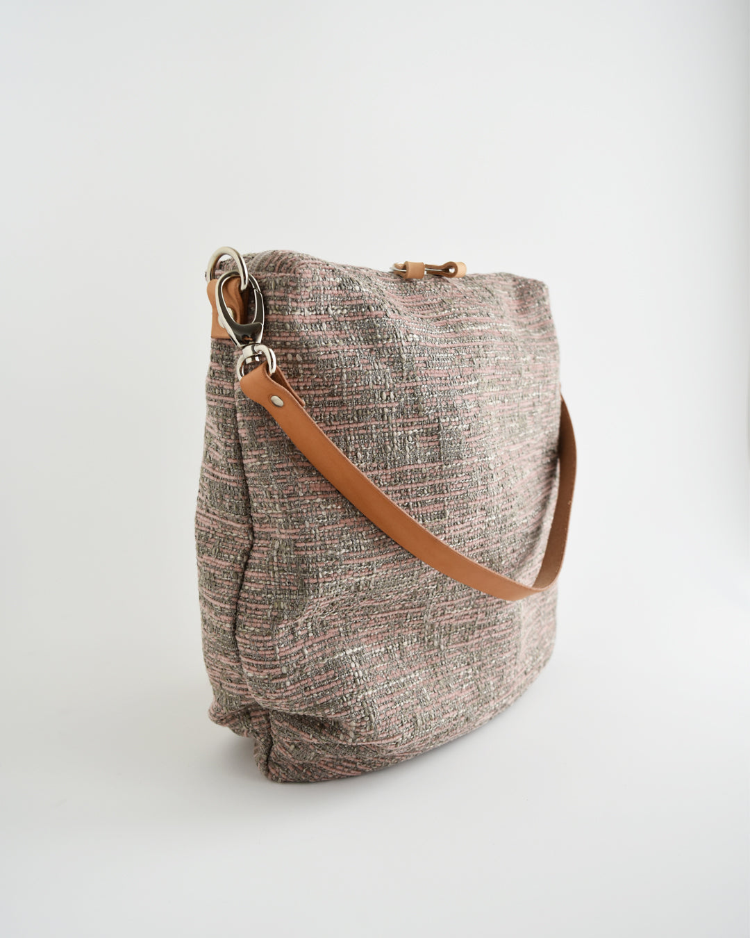 Borsa hobo bag TILIA - essenziale grigio rosa