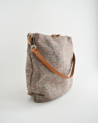 Borsa hobo bag TILIA - essenziale grigio rosa