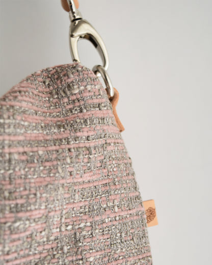 Borsa hobo bag TILIA - essenziale grigio rosa