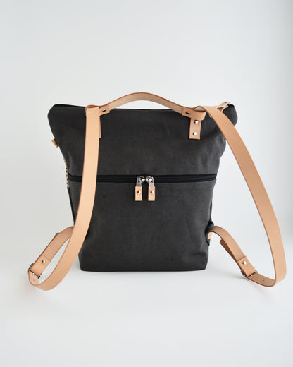 Zaino borsa CACTUS grigio azzurrino gingko