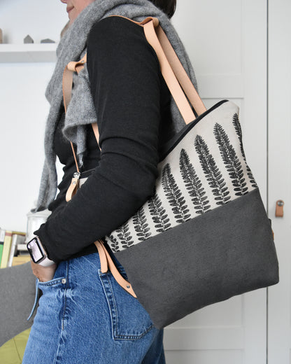 Zaino borsa CACTUS avena felce