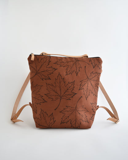 Zaino borsa CACTUS ruggine stampa acero