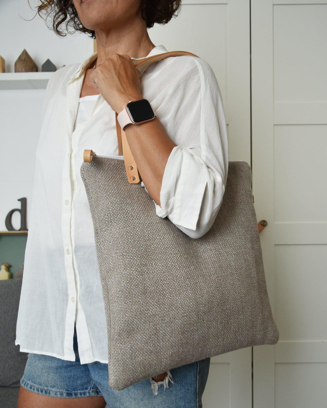 Borsa QUADRIFOGLIO - essenziale beige