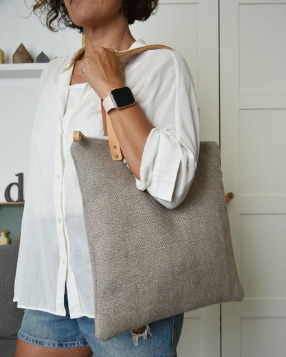 Borsa QUADRIFOGLIO - essenziale beige