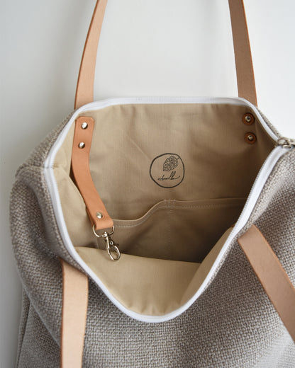 Borsa QUADRIFOGLIO - essenziale beige
