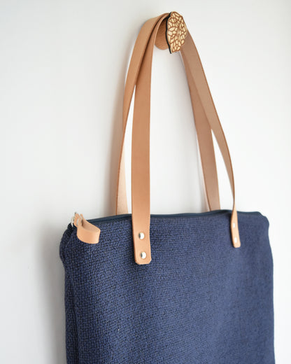 PRE - ORDINE Borsa QUADRIFOGLIO - essenziale blu