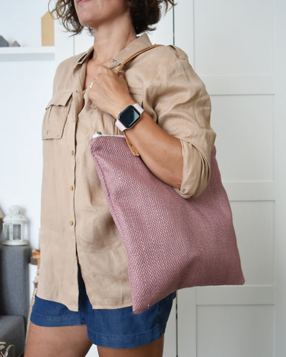 Borsa QUADRIFOGLIO - essenziale rosa