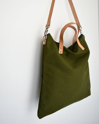 Borsa QUADRIFOGLIO essenziale verdone