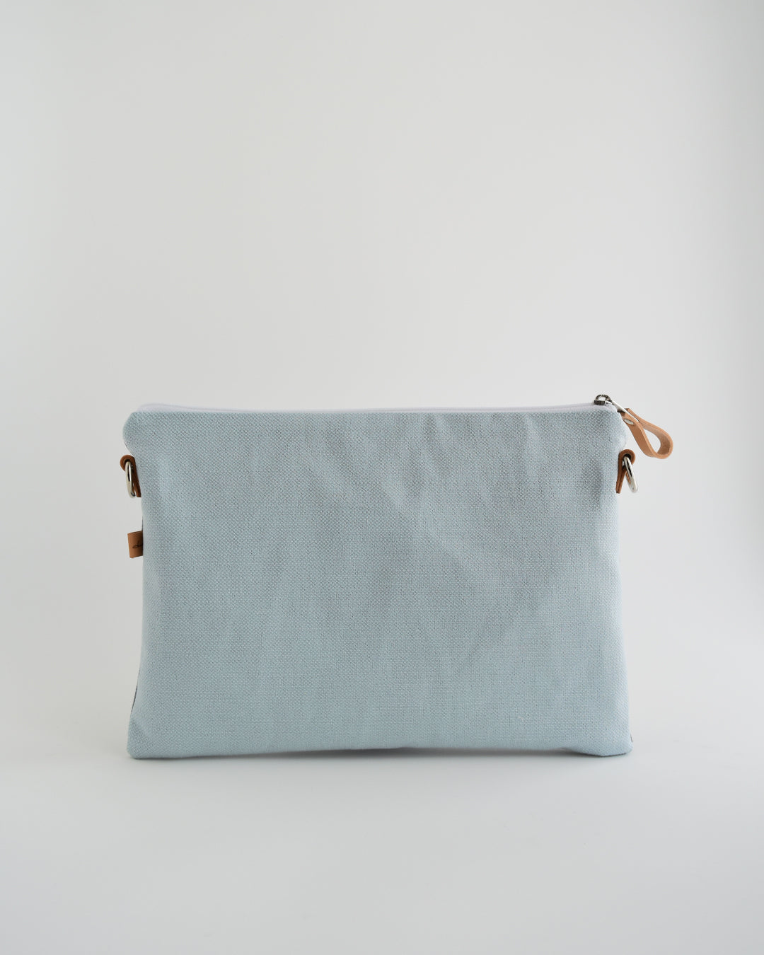 Pochette maxi VANIGLIA - celeste+ceruleo+blue23 stampa achillea