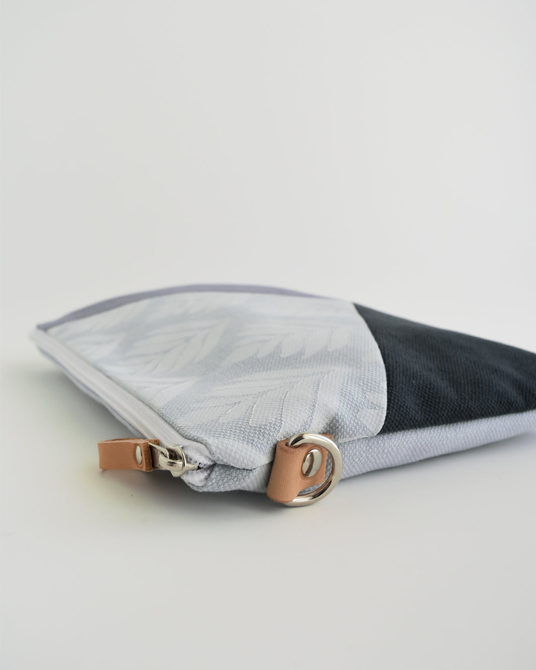 Pochette maxi VANIGLIA - celeste+ceruleo+blue23 stampa achillea