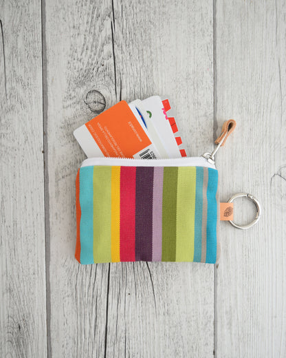 Mini pochette - porta tessere con moschettone PASSIFLORA