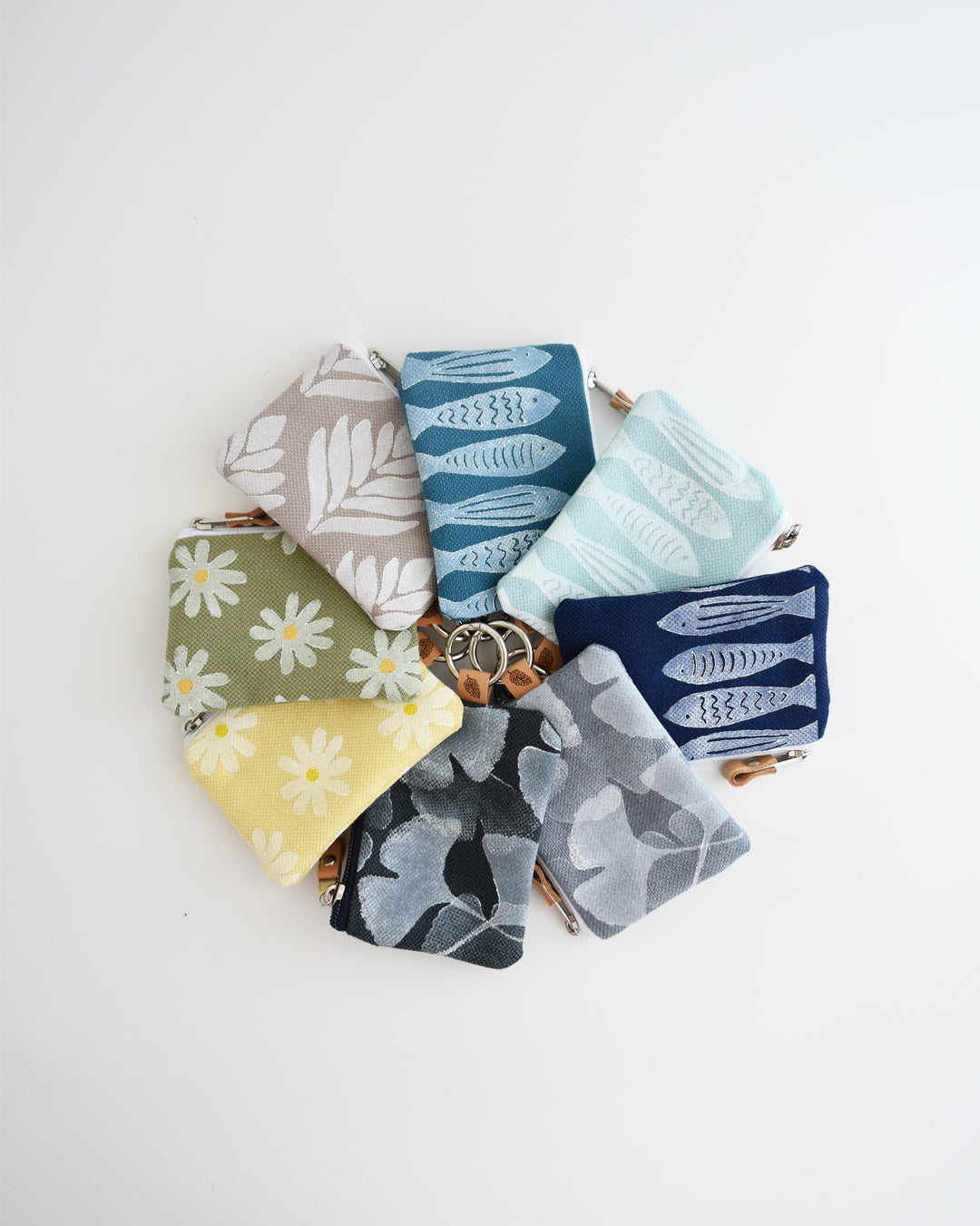 Mini pochette - porta tessere con moschettone PASSIFLORA