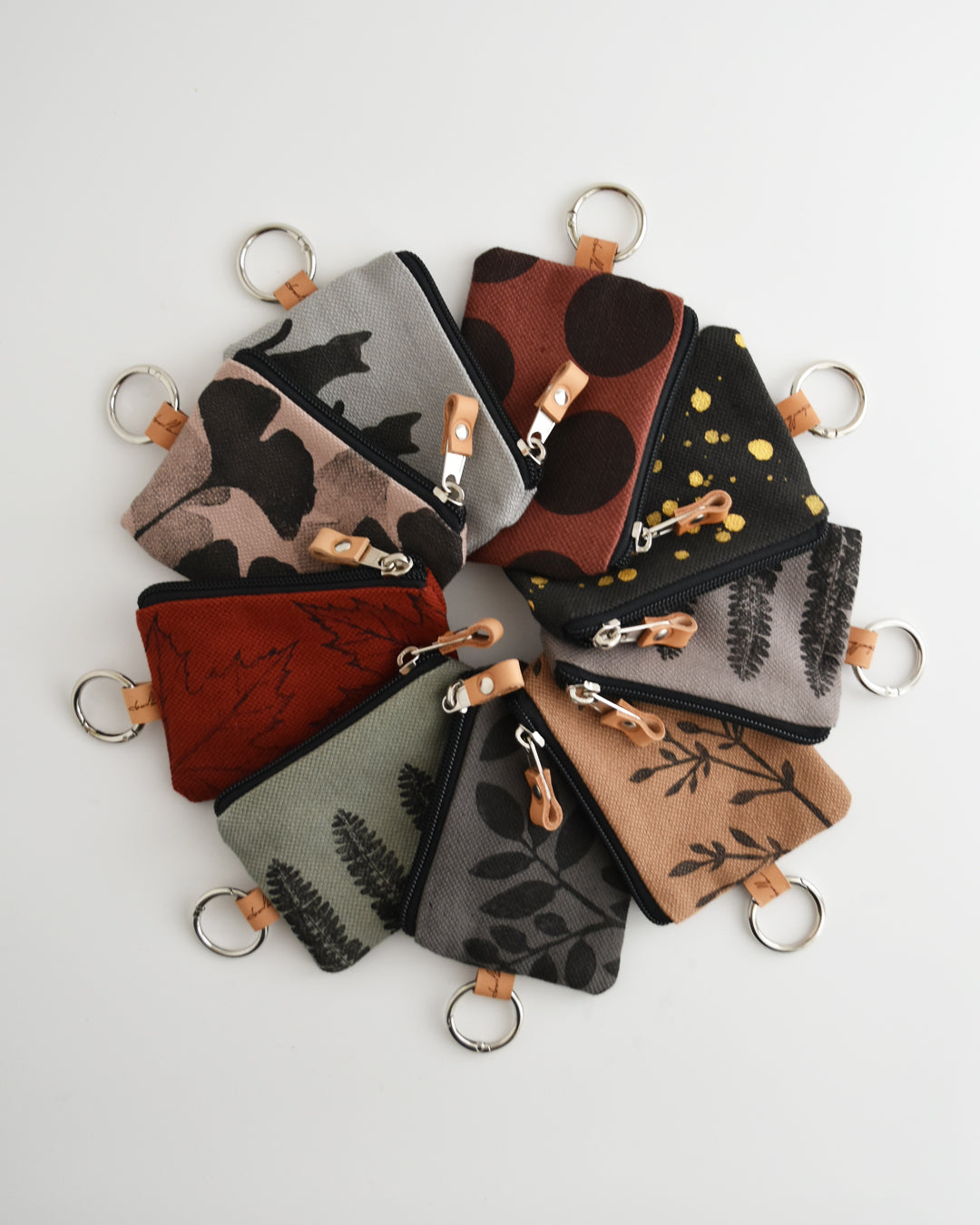Mini pochette - porta tessere con moschettone PASSIFLORA