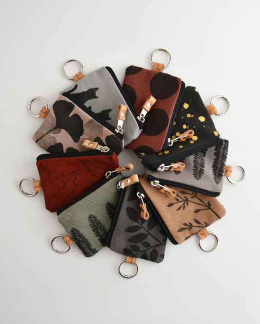 Mini pochette - porta tessere con moschettone PASSIFLORA