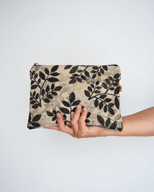 Pochette grande CHENZIA - avena foliage doppio
