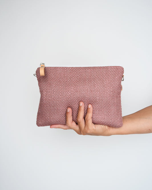 PRE-ORDINE Pochette grande CHENZIA - rosa essenziale