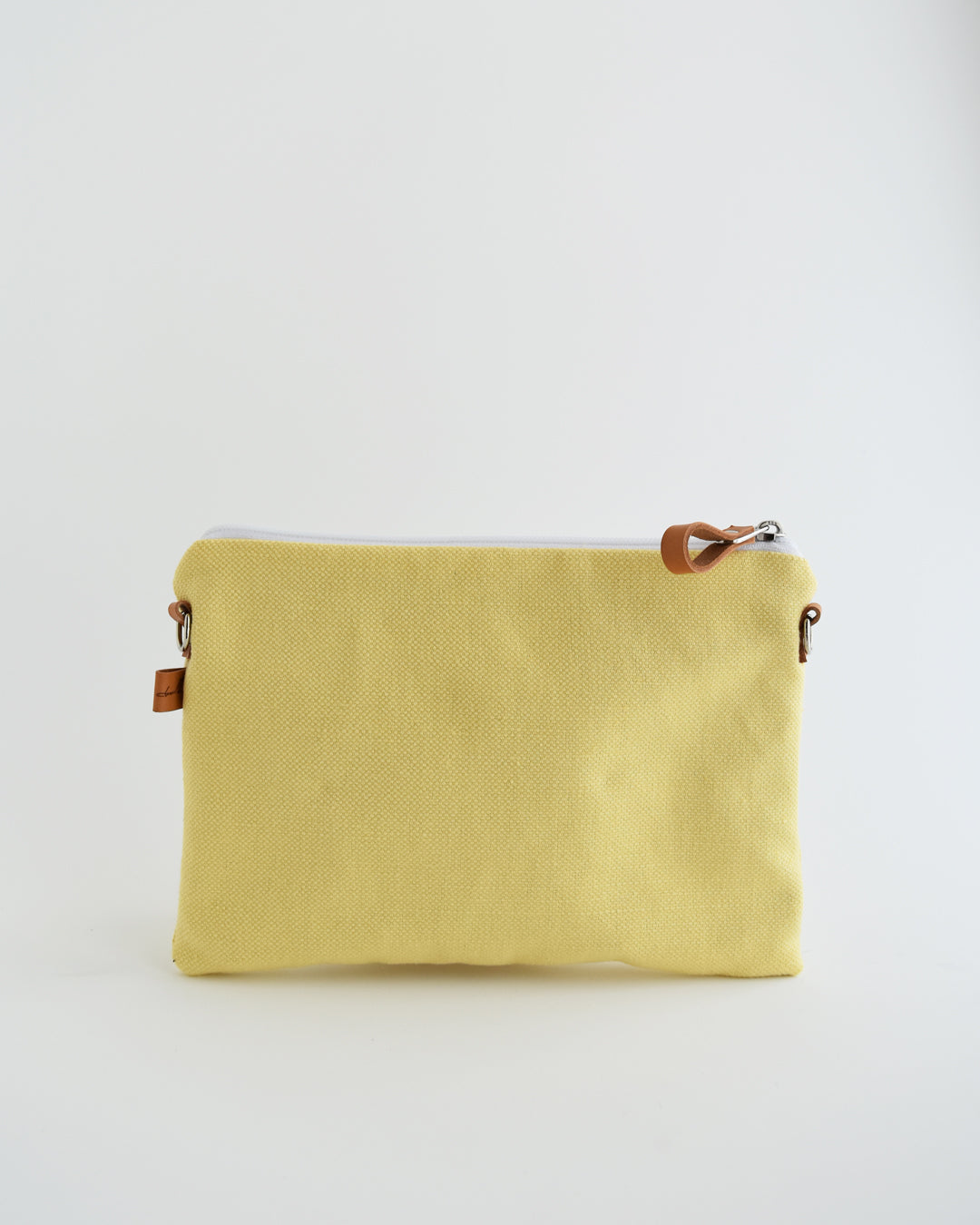Pochette grande CHENZIA - giallo canarino margherite