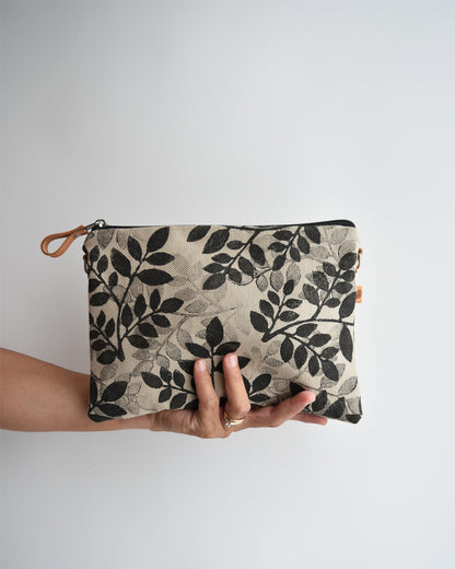 Pochette grande CHENZIA - avena foliage doppio