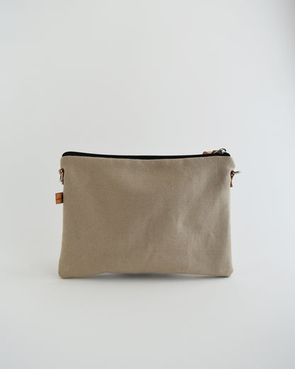 Pochette grande CHENZIA - avena foliage doppio