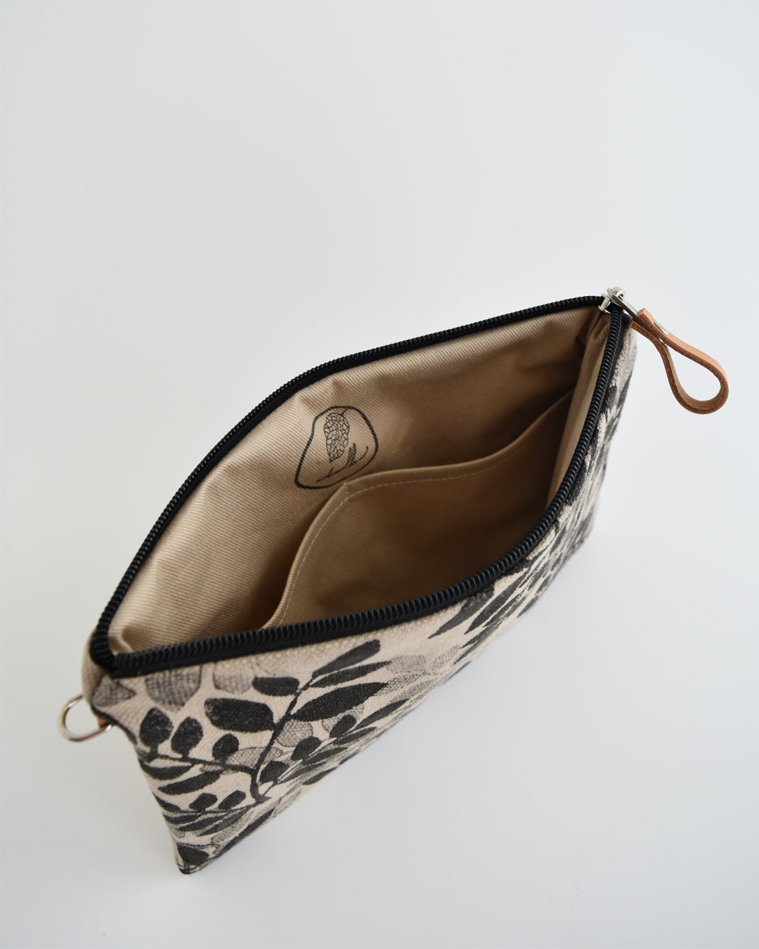Pochette grande CHENZIA - avena foliage doppio