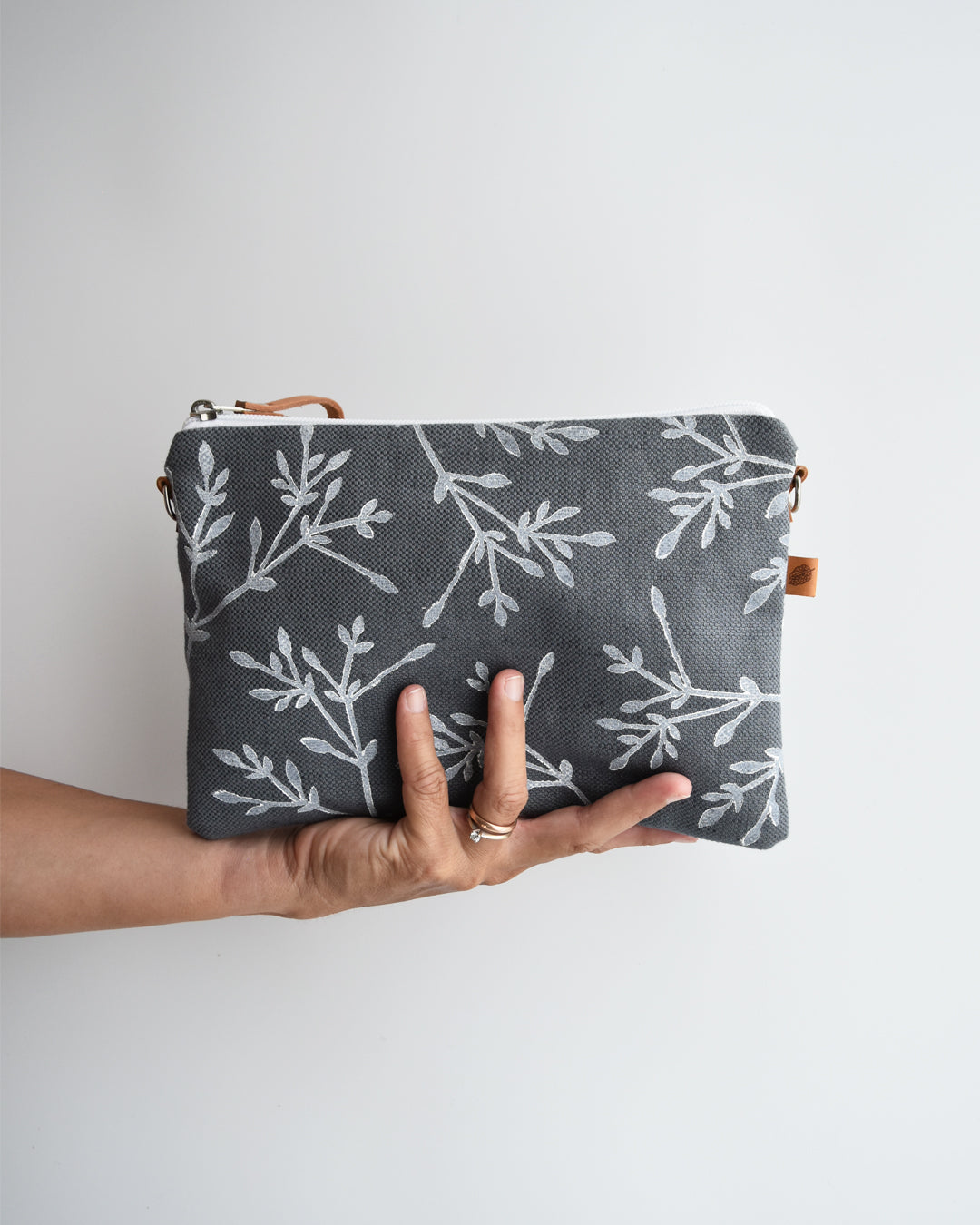 Pochette grande CHENZIA - balena bacche bianche