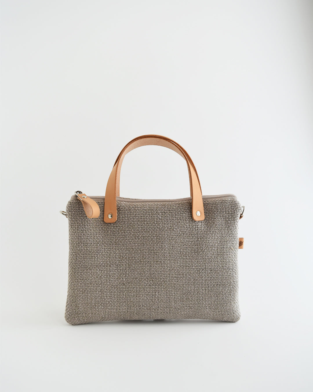 Pochette grande CHENZIA con manici - essenziale beige