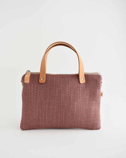 Pochette grande CHENZIA con manici - essenziale rosa
